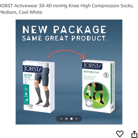 Jobst 30-4mmg white brand new in box. 6 pairs will bundle sale. - Picture 5 of 5